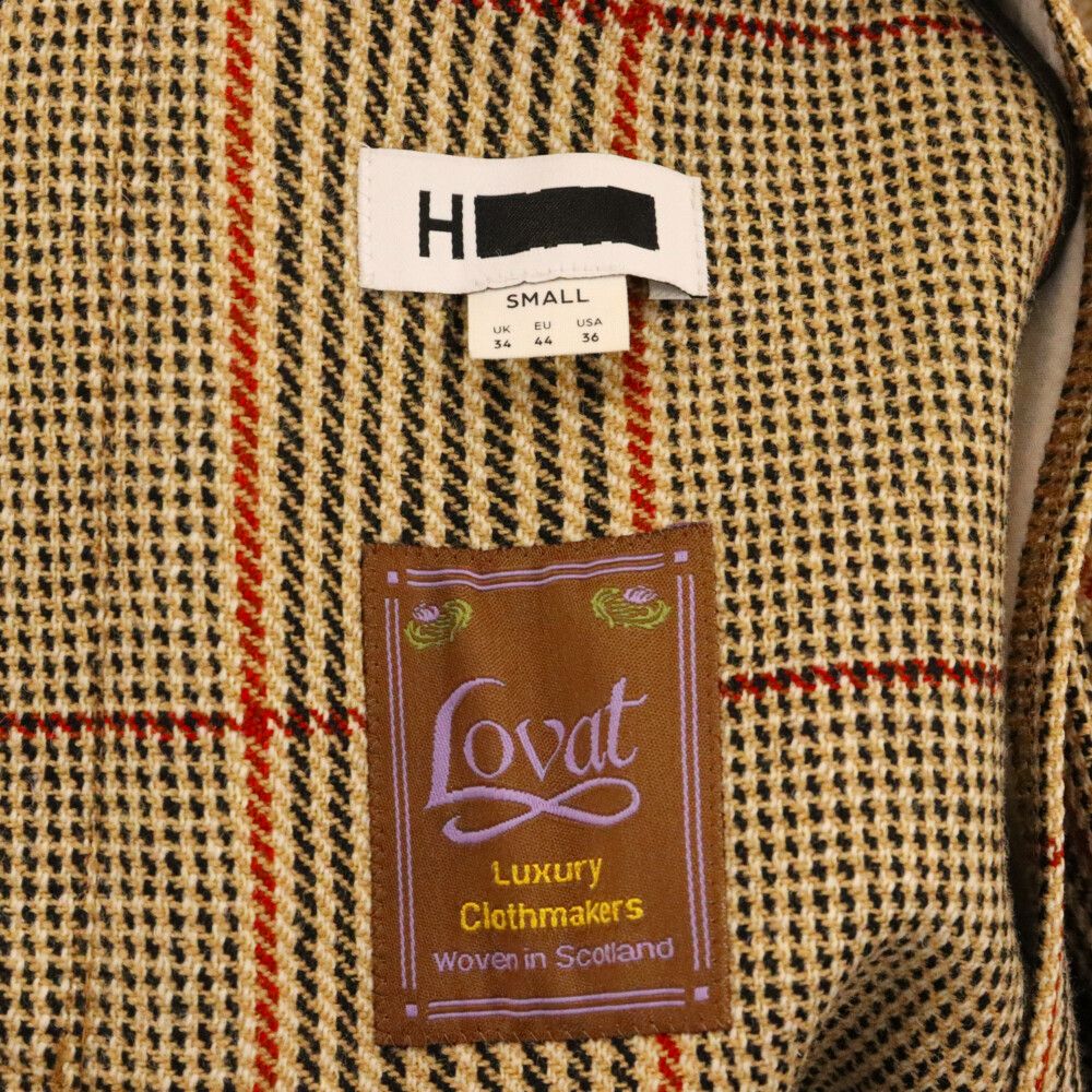 H BEAUTY&YOUTH LOVAT TWEED RAGLAN COAT
