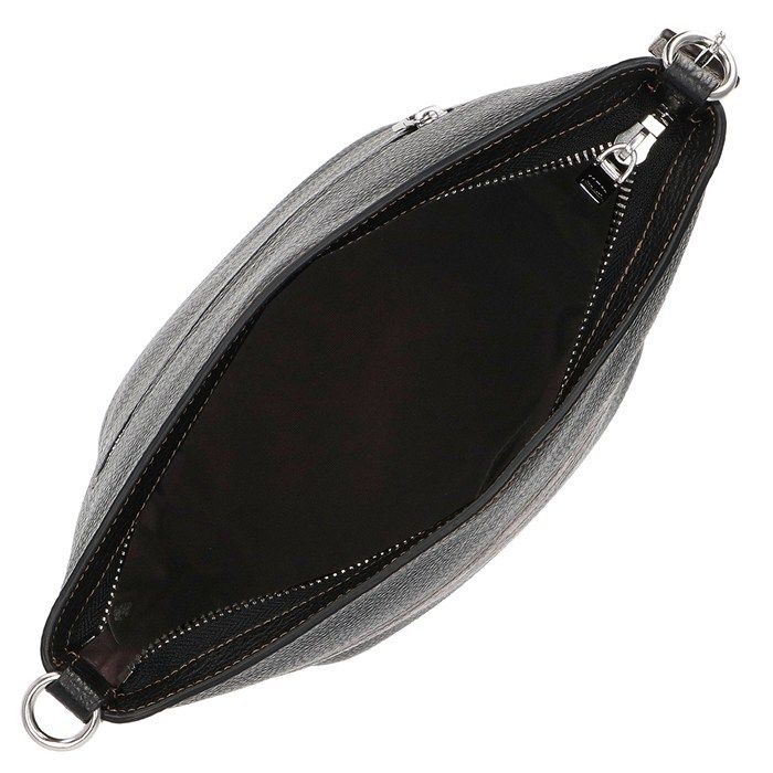 コーチ COACH ショルダーバッグ メッセンジャーバッグ ロゴ ローガン ダッフルバッグ CH248 SVA47 2025AW ブラック レザー シルバー金具 DECORATOM_COM_BR