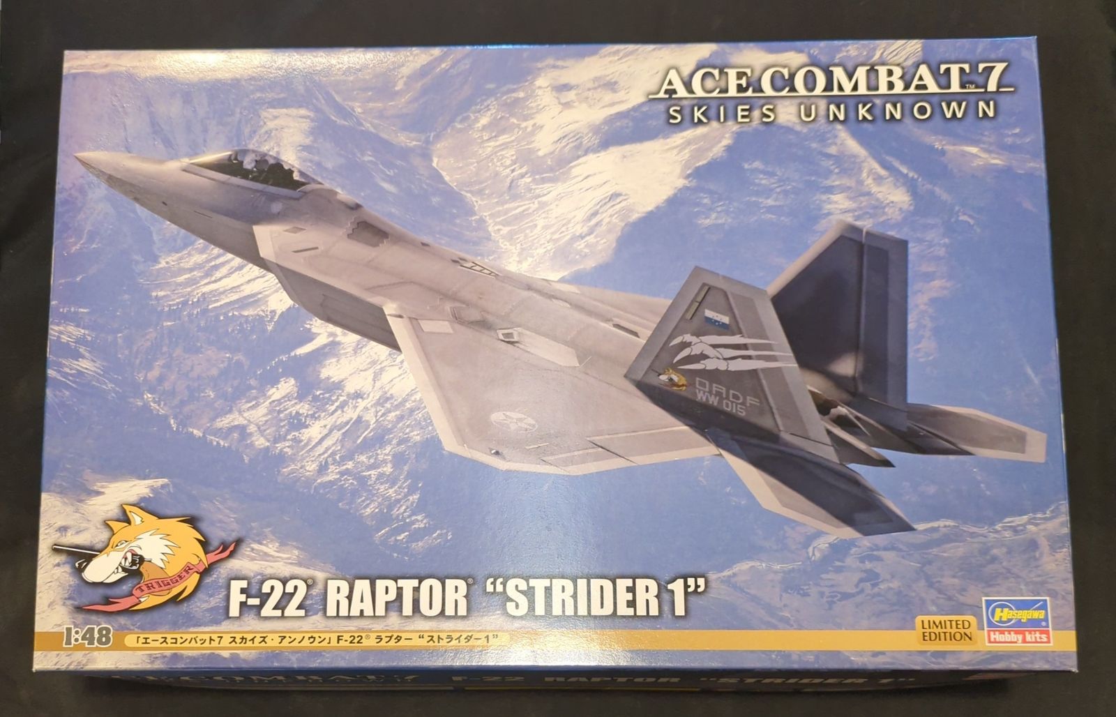 1/48 F-22 ラプター `ストライダー1` エースコンバット7 スカイズ・アンノウン」 F-22 ラプター