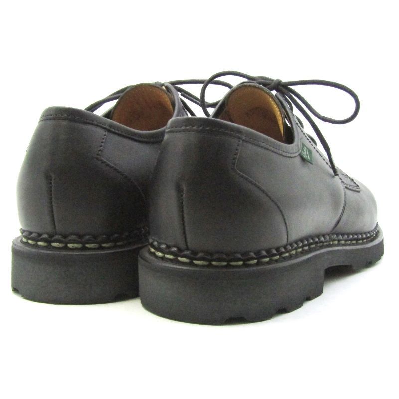 未使用 Paraboot パラブーツ UK7.5 プレーントゥ 702803 CASTLE キャッスル マルシェ2ソール リスレザー ブラック LIS  NOIR 10007412 - メルカリ