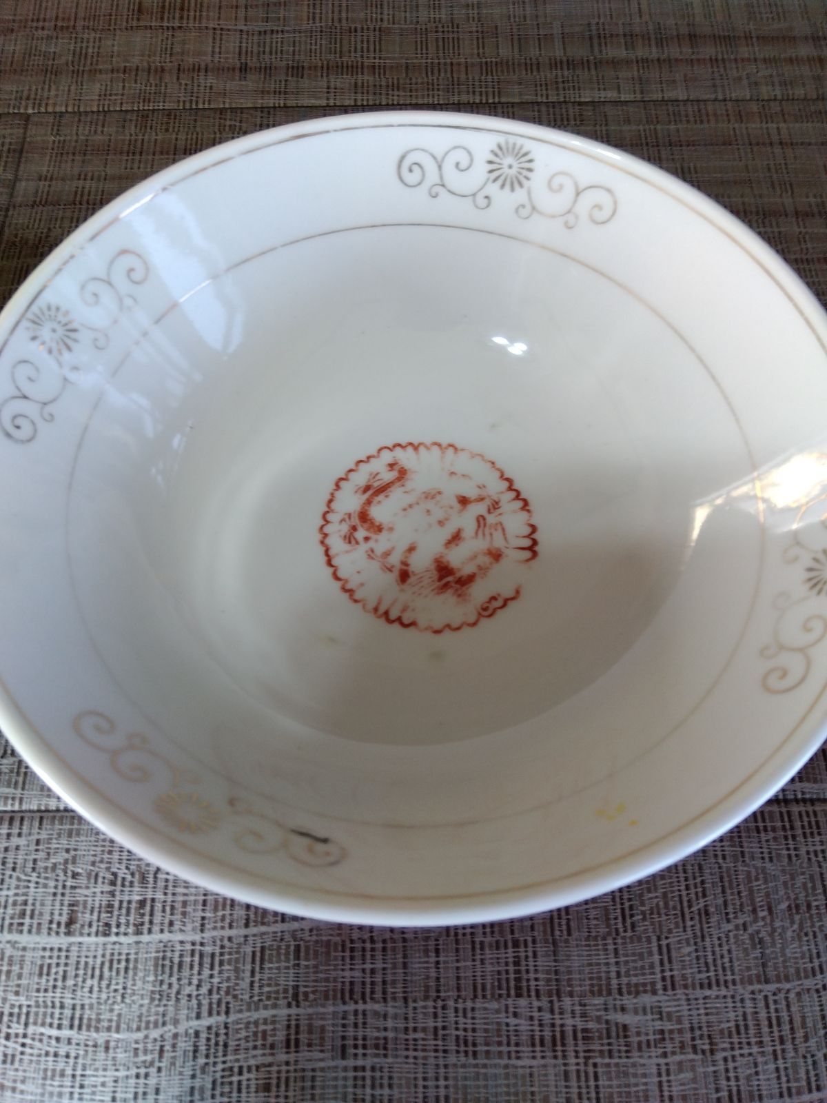 昭和レトロ ラーメン皿 丸和陶苑 大清乾隆年製 5枚 【公式通販】