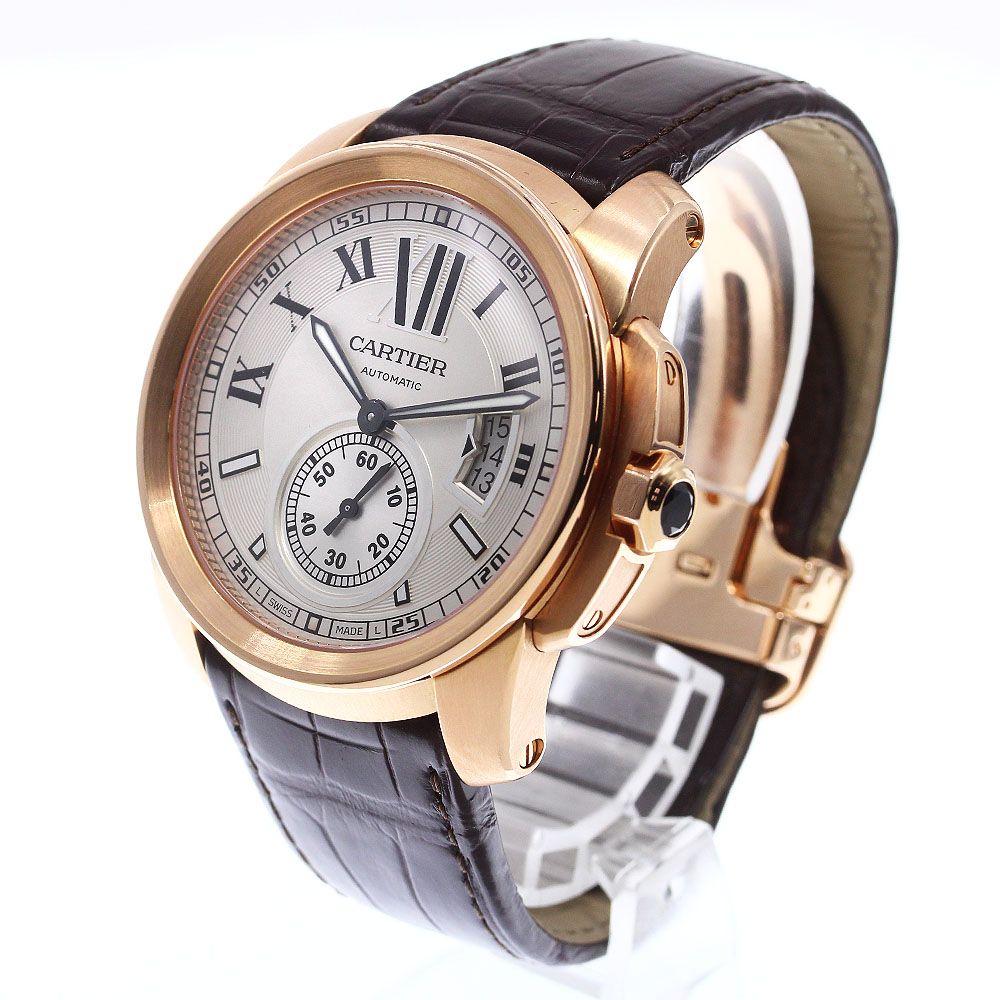 カルティエ CARTIER W710009 カリブル ドゥ カルティエ K18PG 自動巻き メンズ美品_742730 - メルカリ