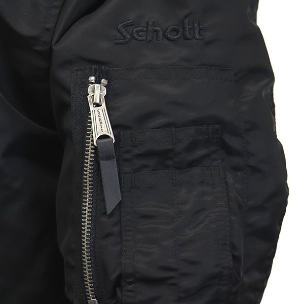 Schott ショット×MA-1 フライトジャケット Schott(ショット) ×Ron Herman TYPE MA-1 レザーフライト