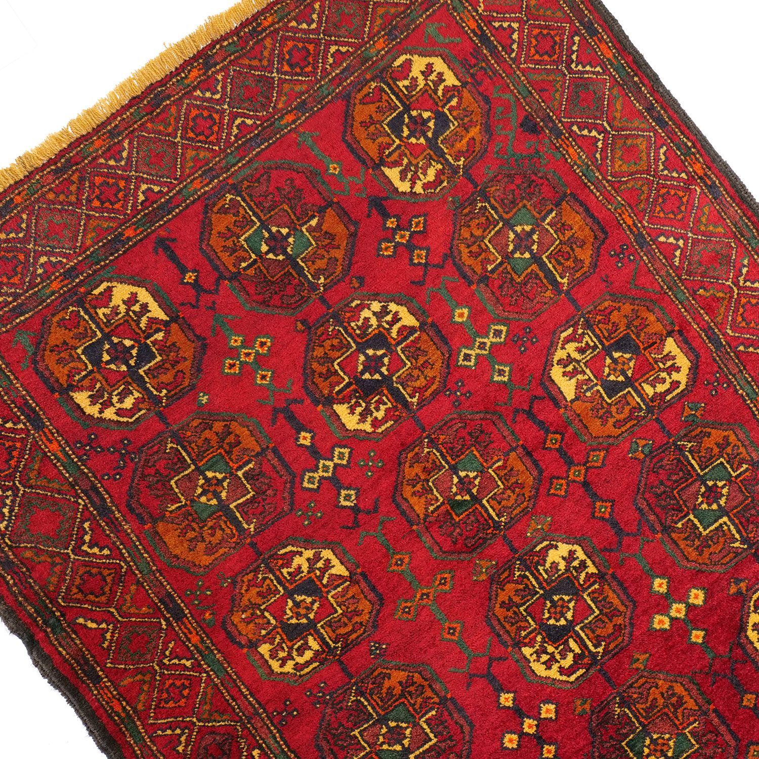 ザーボル 2070×1050mm 1970年代 セミアンティーク テケギュル ウール 手織り アンティークペルシャ絨毯 ヴィンテージラグ専門店 carpet MARWIL-DEMENAGEMENTS_CH