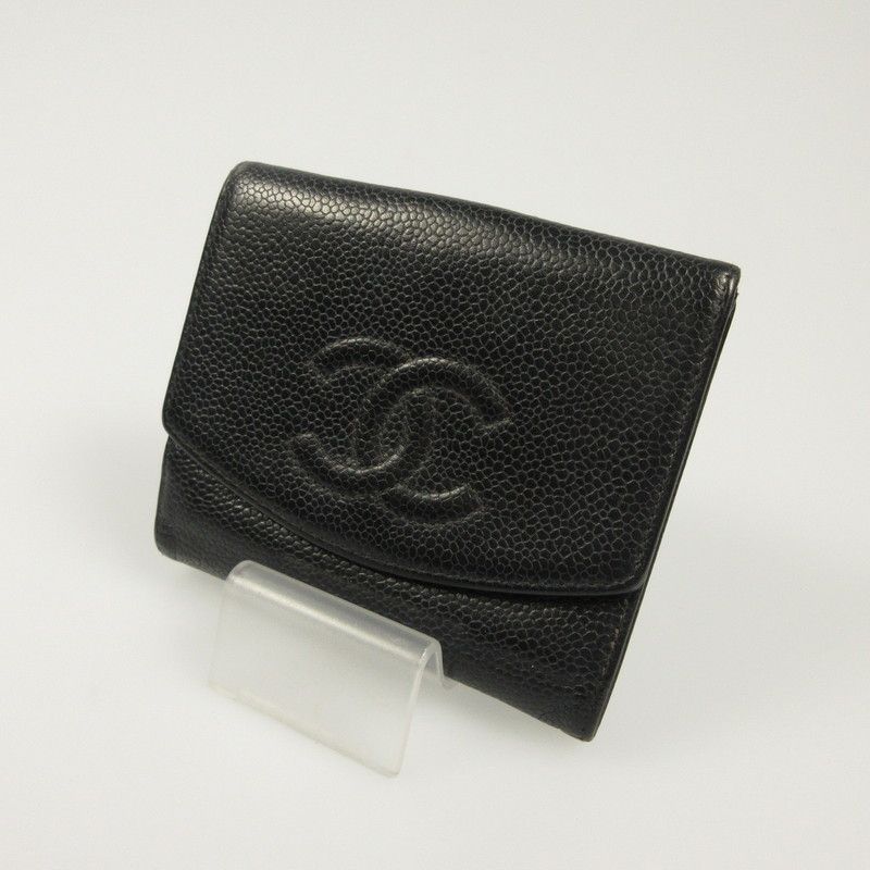 姫路東店】 中古 CHANEL | シャネル ホック付財布 ココマーク A13496  