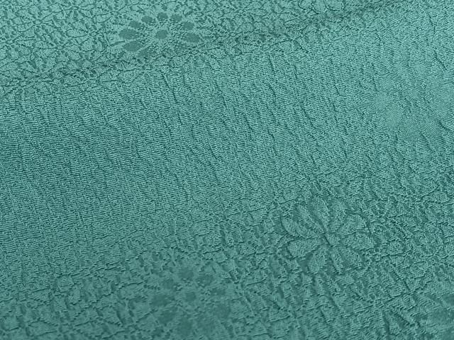 平和屋着物○上質な色無地 舞花地紋 虹色 正絹 逸品 CAAU1691yc