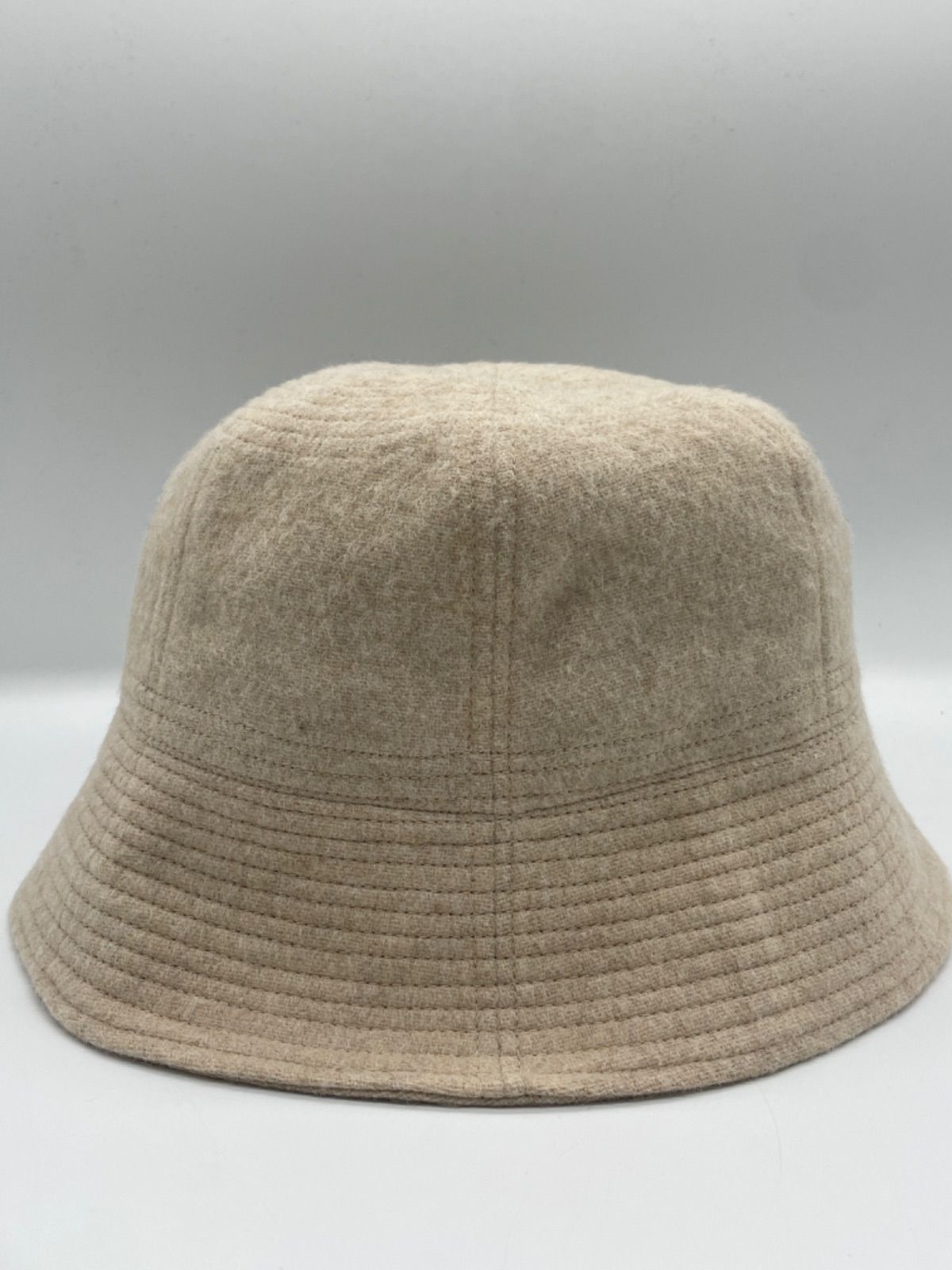 美品】メゾンミッシェル maison michel バイカラーウールハット メゾン