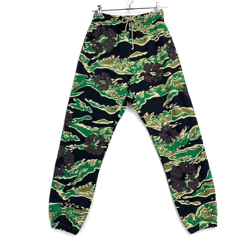 DENIM TEARS GREEN CAMO COTTON WREATH SWEATPANT TIGER CAMO グリーン カモ コットン リース スウェットパンツ タイガーカモ サイズ M メンズ 153-250416-as-10-izu