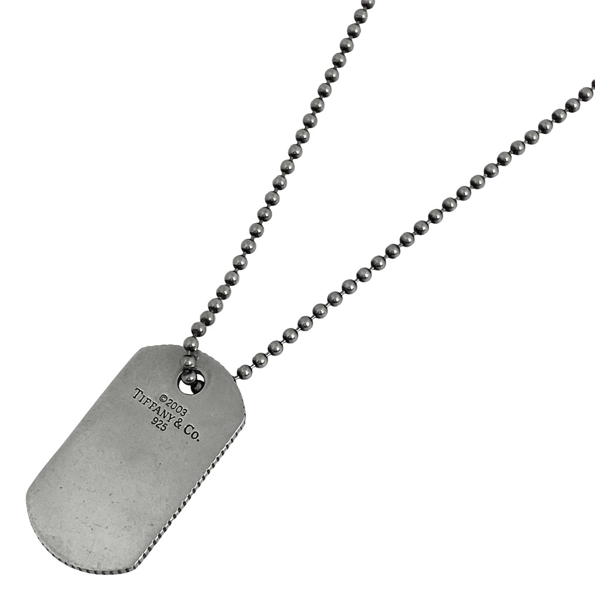 Tiffany & Co. ネックレス ボール チェーン シルバー ハードウェア