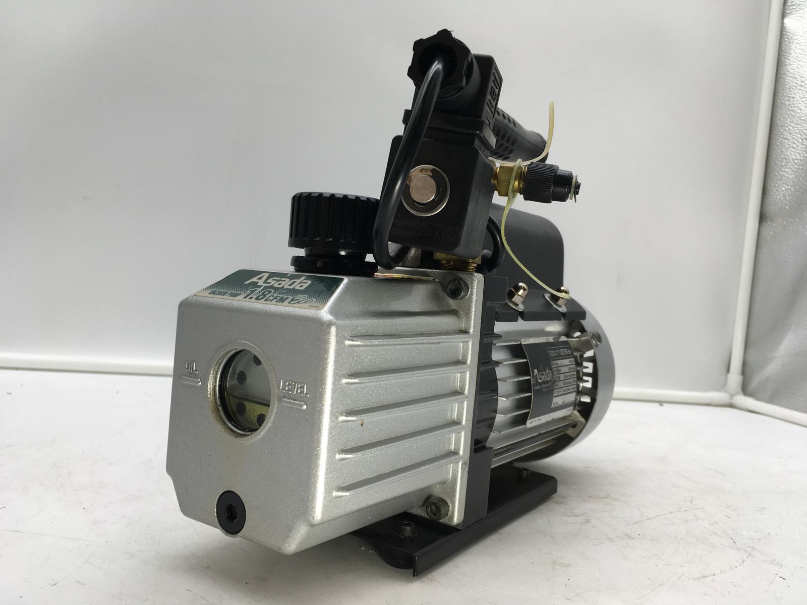 □中古□アサダ 小型真空ポンプ 1.8CFM Eco□ アサダ WV210真空ポンプ1.8