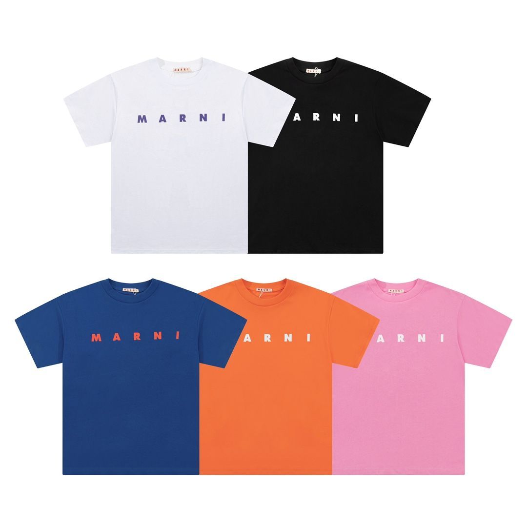 MARNI マルニ カジュアル Tシャツ 半袖 男女兼用 クラシックなスタイル - メルカリ