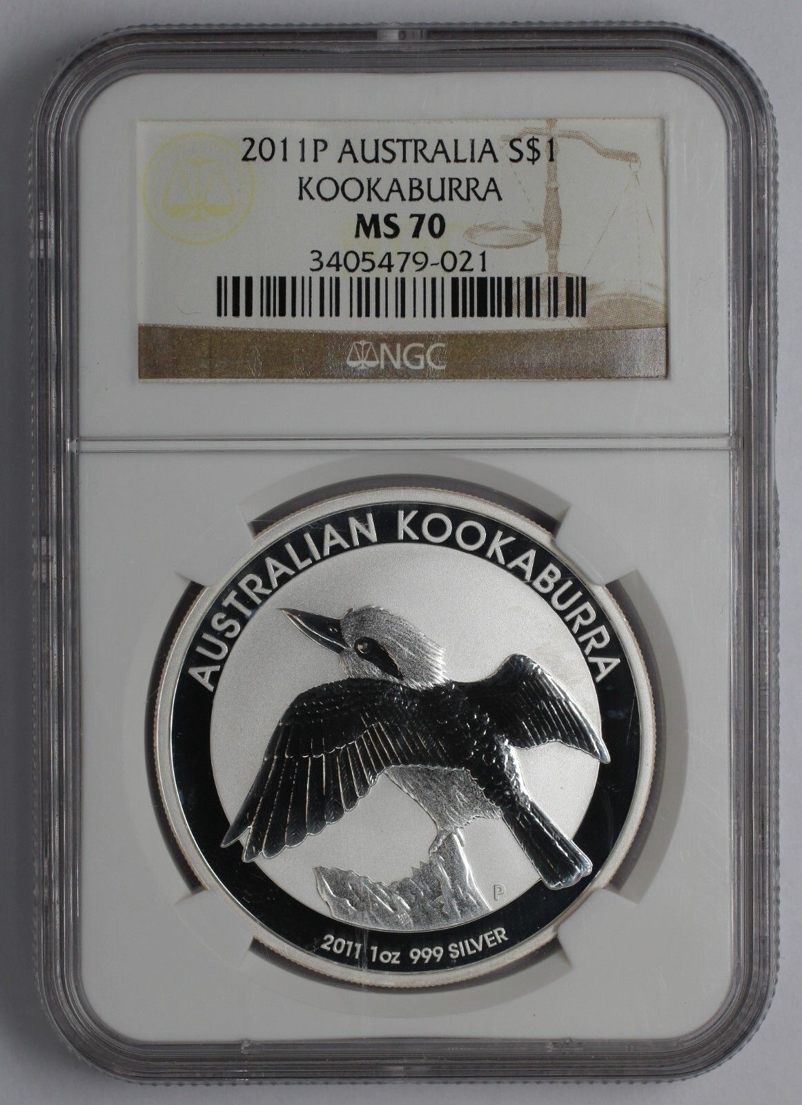 2011 Atralia Silver $1 Kookaburra NGC MS 70