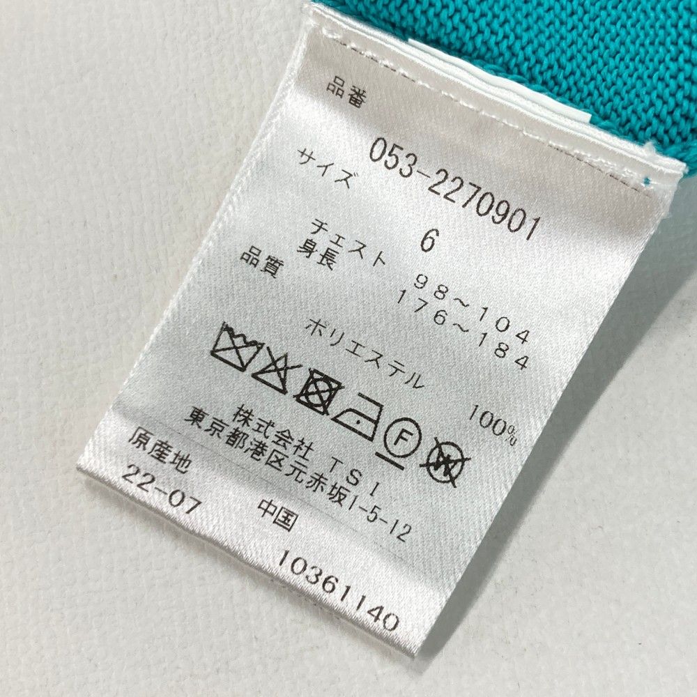 サイズ：6 PEARLY GATES パーリーゲイツ ニットセーター ブルー系