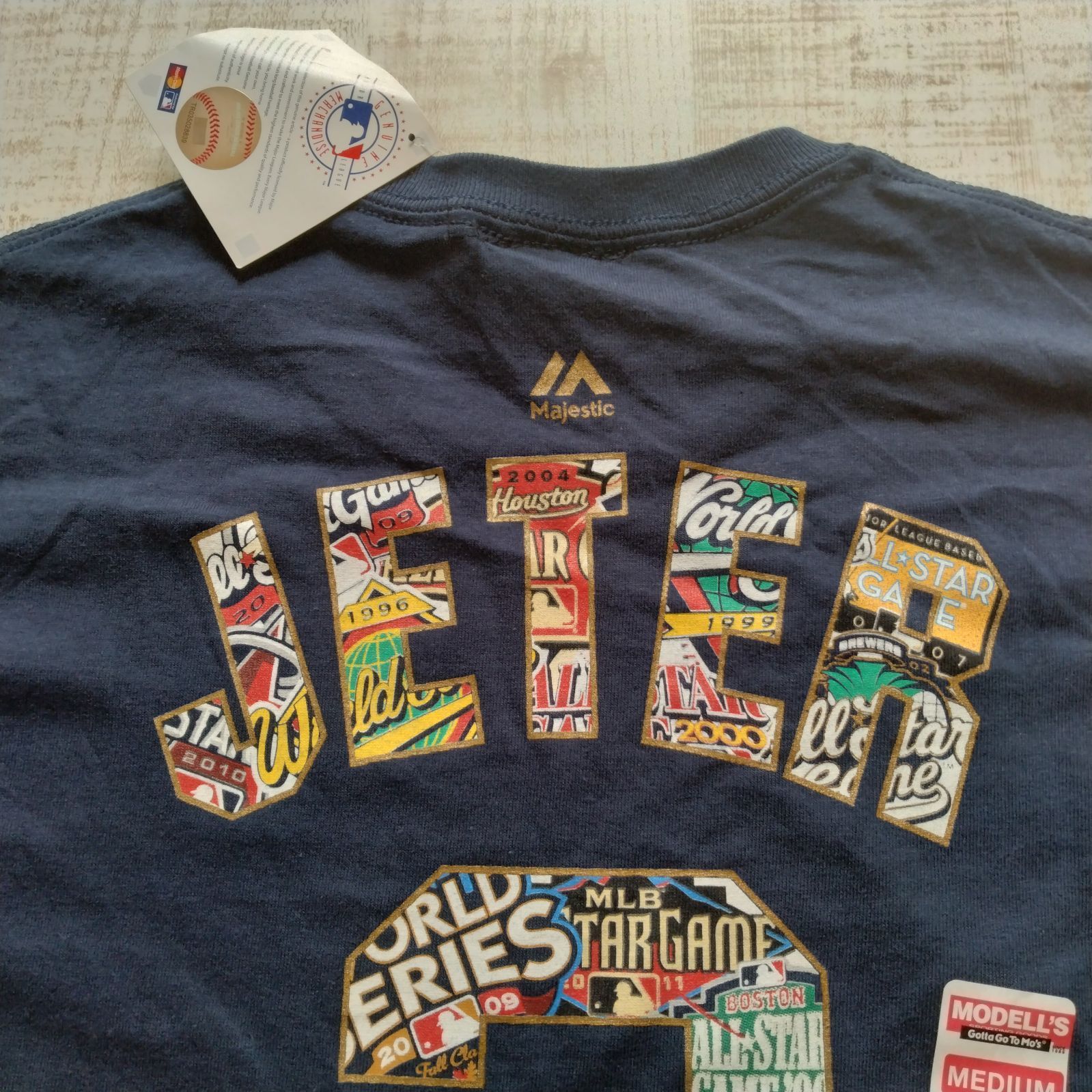 未使用】 MLB ニューヨークヤンキース デレク・ジーター Tシャツ