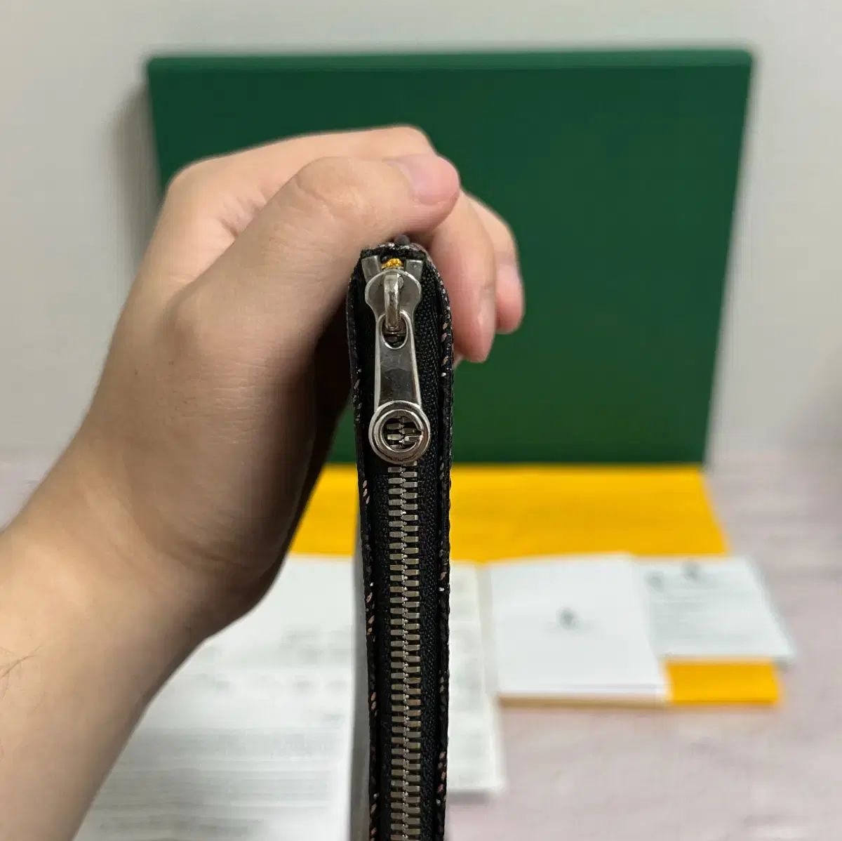 MM Goyard ゴヤール セナ クラッチ ブラック
