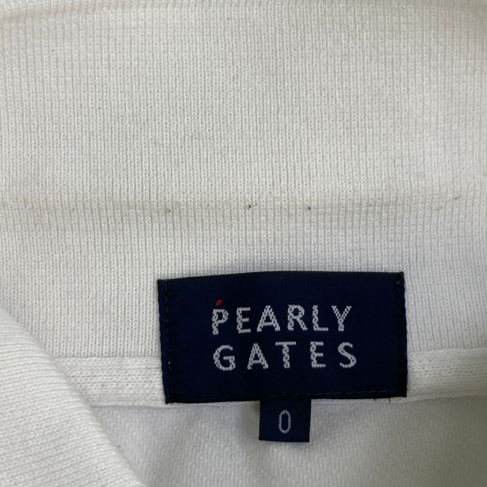 サイズ：0 PEARLY GATES パーリーゲイツ  長袖 ボアジャケット  ホワイト系 [240101412794] ゴルフウェア レディース ストスト PEARLY GATES パーリーゲイツ 起毛 ジップジャケット ホワイト系