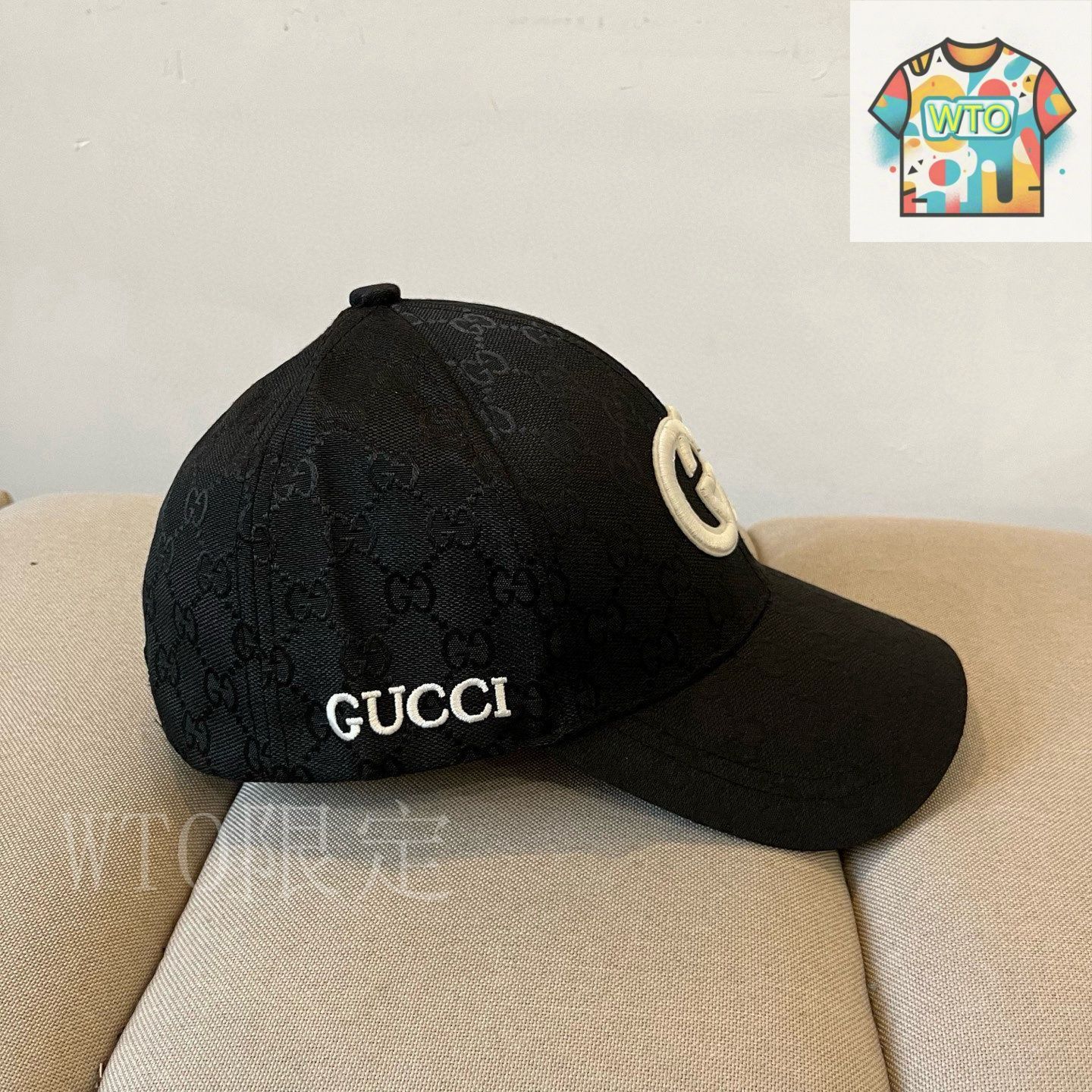 うまる様御専用　GUCCI レアベースボールキャップ　新品未使用品 上品な輝きを *GUCCI* ウールニット＆ラメ ベースボールキャップ