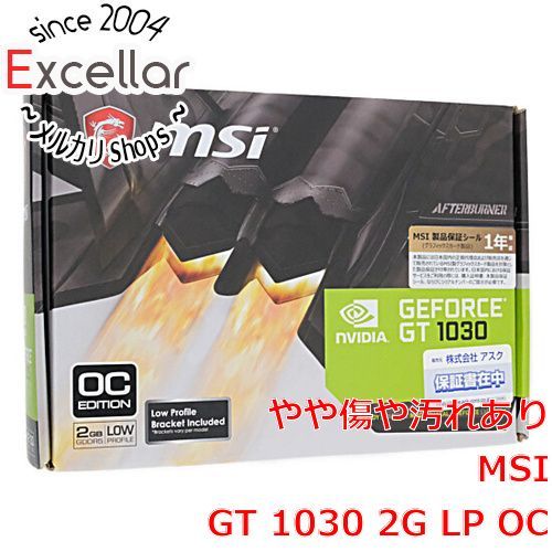 bn 13 MSI製グラボ GT 1030 2G LP OC PCIExp 2GB 元箱あり