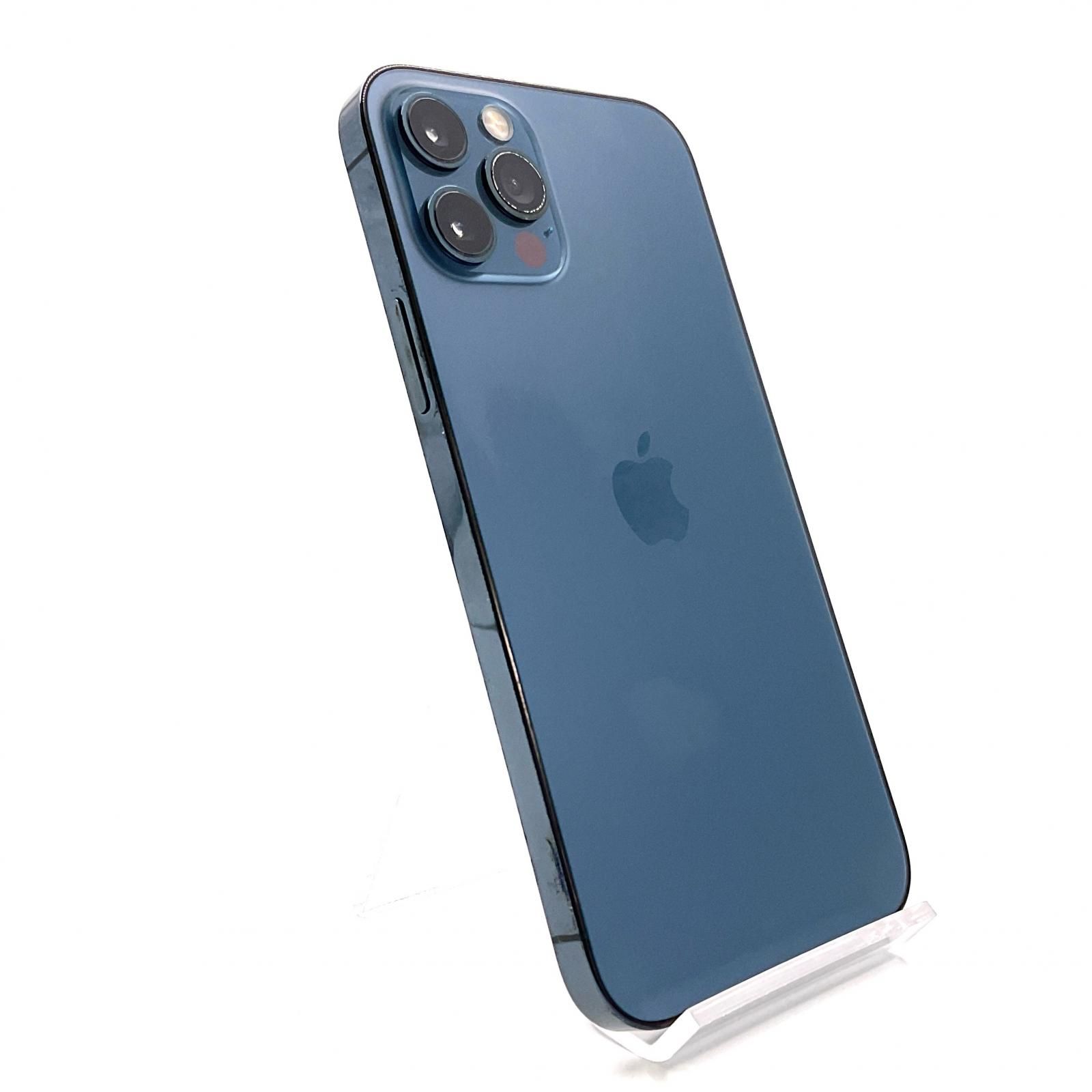 全額返金保証 最速発送 Apple iPhone 12 Pro 256GB パシフィックブルー docomo 白ロム 動作 済 92%