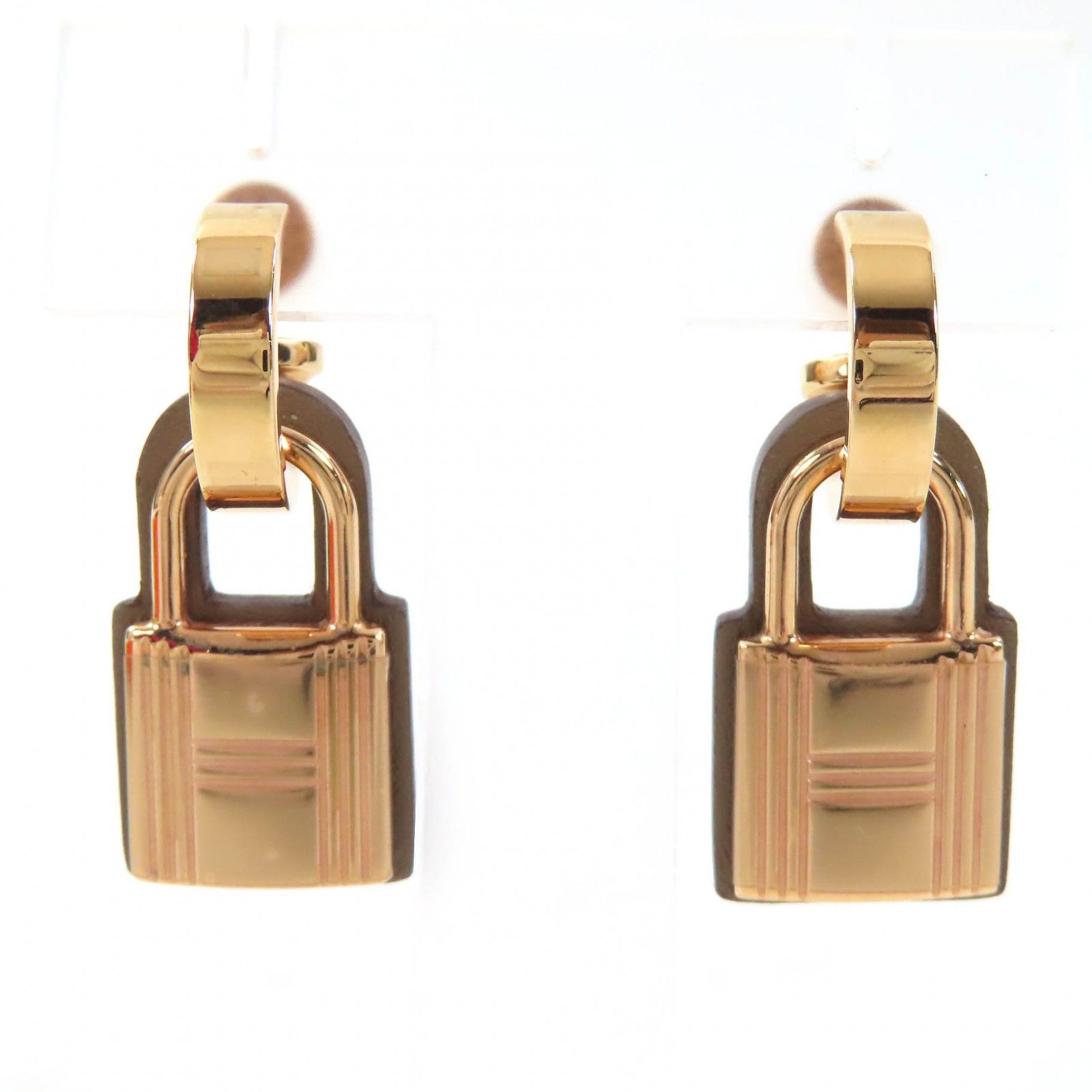 未使用品△HERMES エルメス オーケリー GP フープ カデナモチーフ H