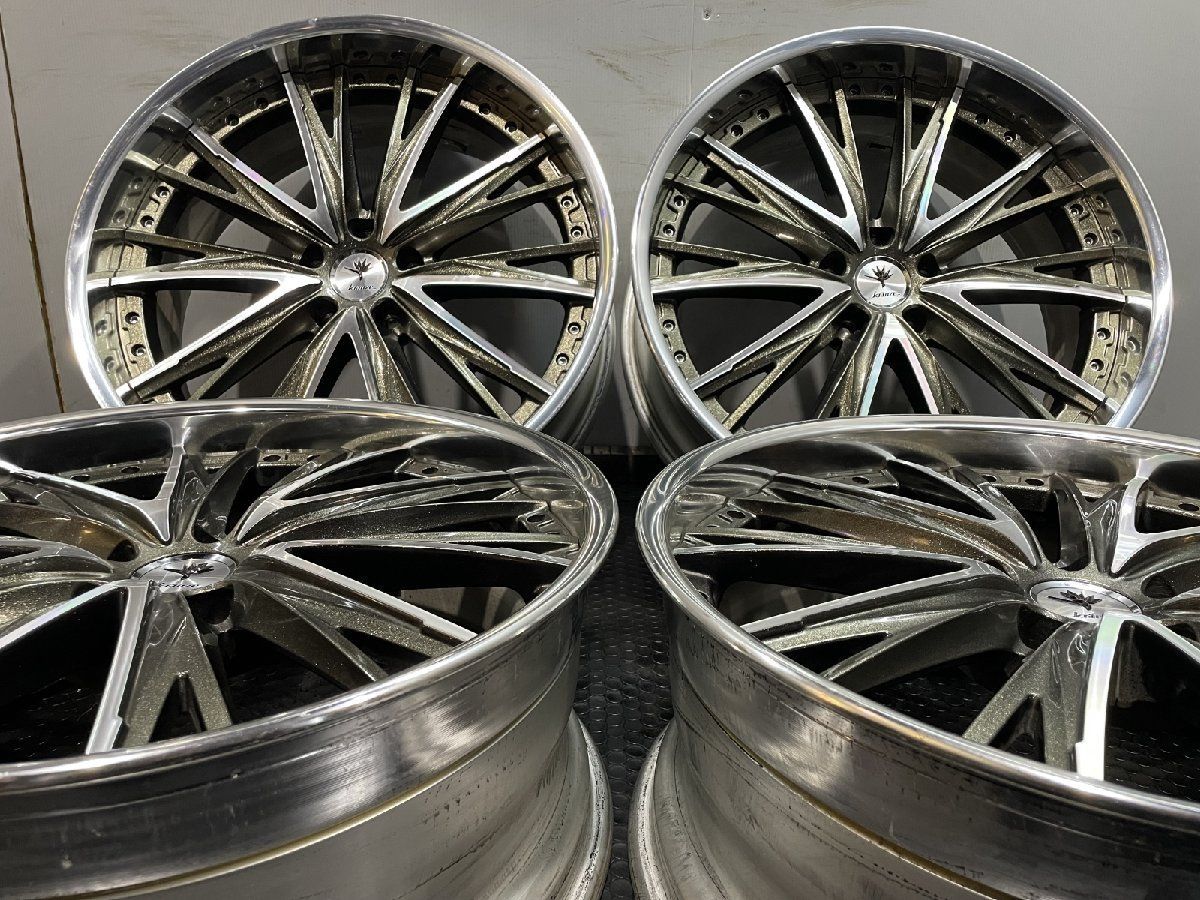 Lorinser ロリンザー ロリンサー LM6タイプ 社外ホイール 19インチ 4本 8.5J 9.5J5HPCD112 38 ベンツ純正キャップ ベンツ等 MHD438MY