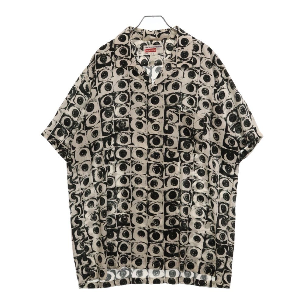 絶版！ SENSE センス シュプリーム コムデギャルソン シャツ アロハ 黒 SUPREME (シュプリーム) 17SS ×COMME des GARCONS Eyes Shirt