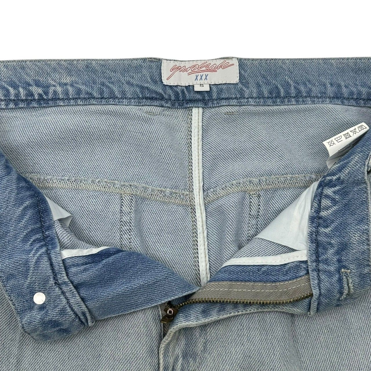 YARDSALE(ヤードセール) YS LOGO Tapered denim pants ロゴ テーパード 