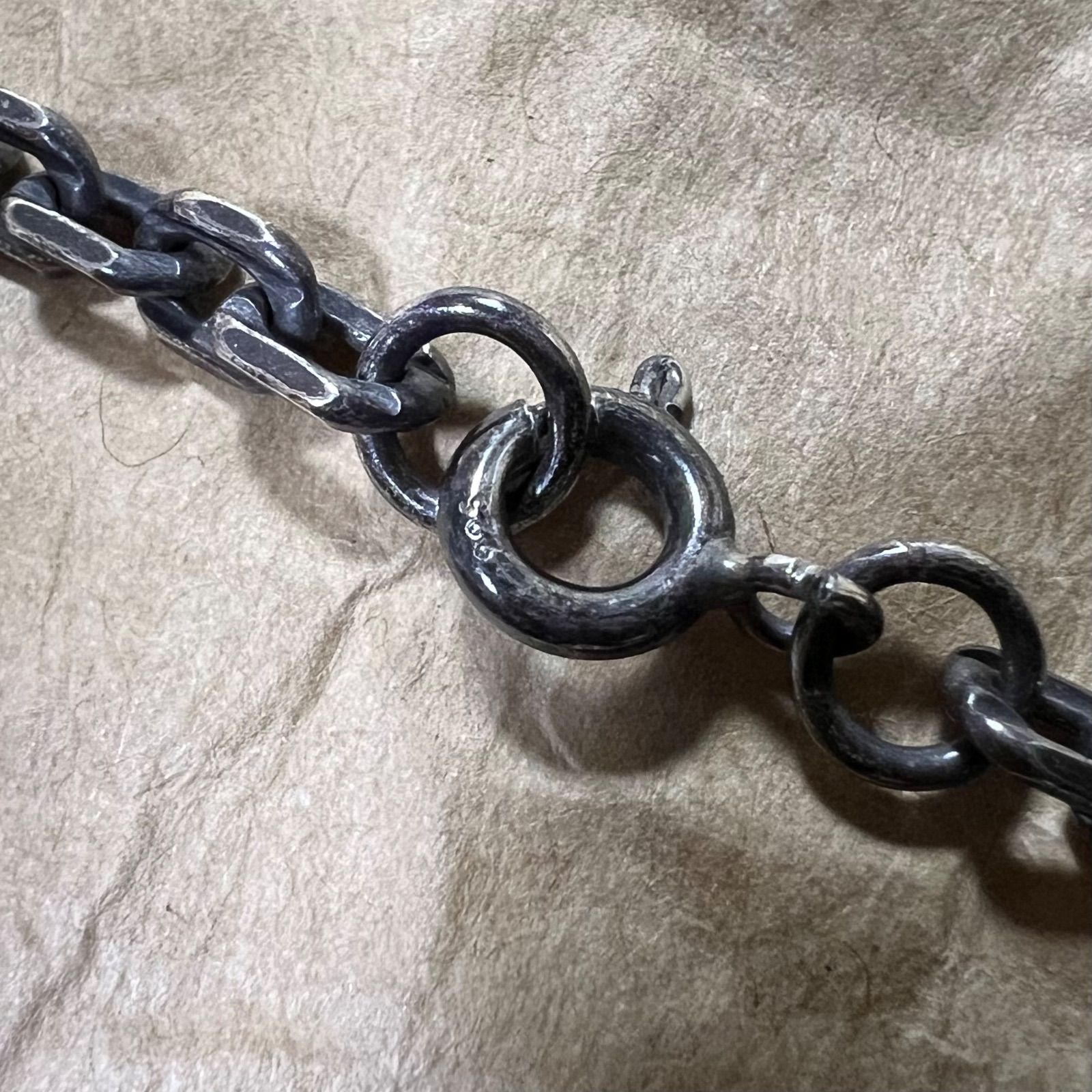 4面カット あずきチェーン 55cm 4mm 燻し 4面カット あずきチェーン 55cm 4mm 燻し - メルカリ