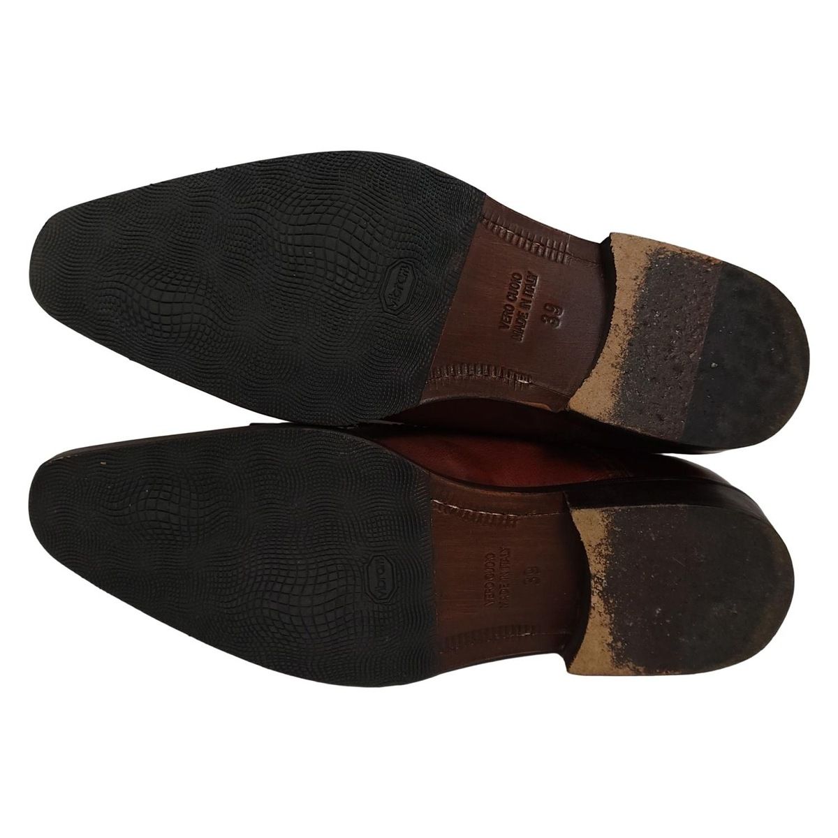 Calzoleria Toscana ウィングチップビジネスシューズ(ブラウン) Calzoleria Toscana ウィングチップビジネスシューズ(ブラウン