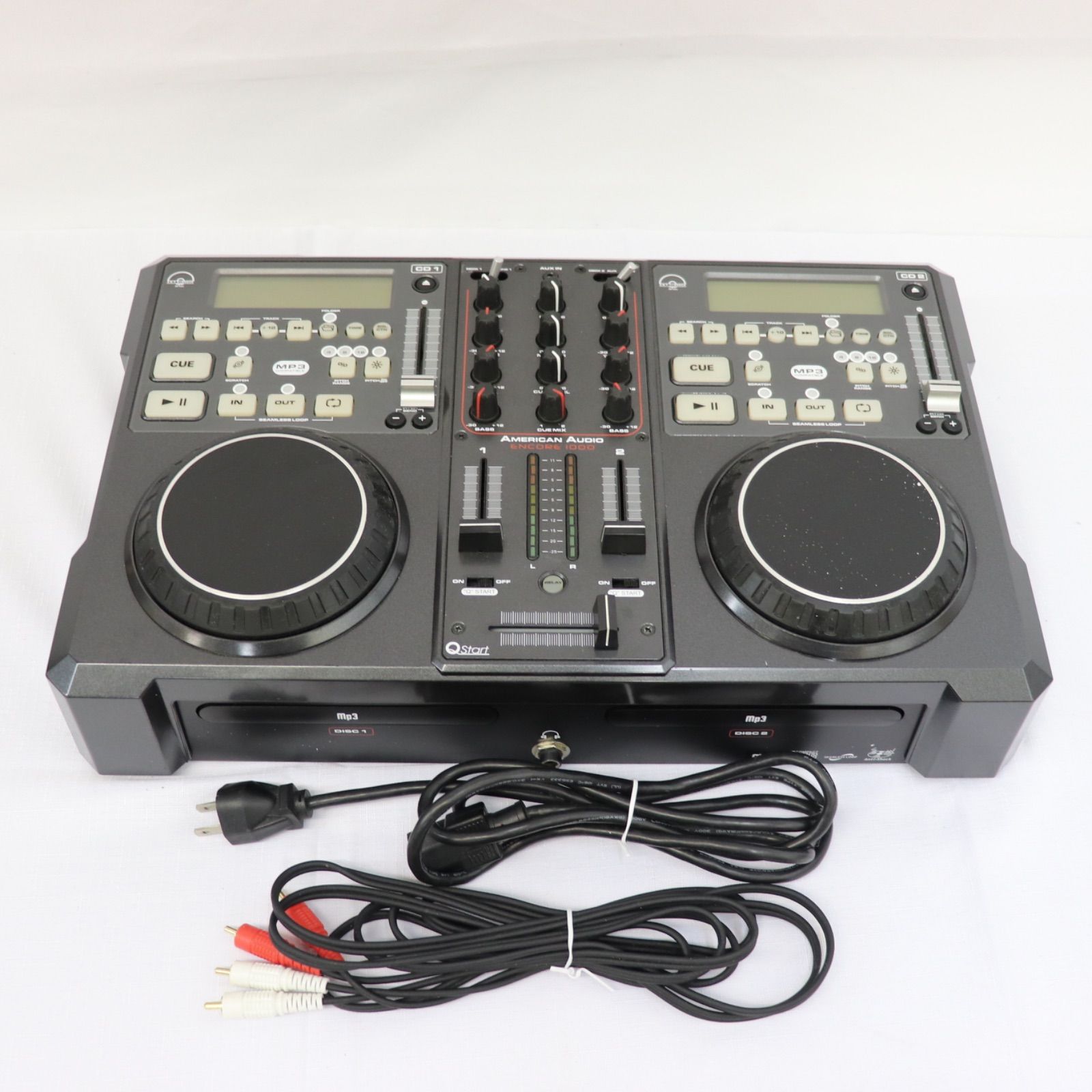 AMERICAN AUDIO アメリカンオーディオ ENCORE1000 PROFESSIONAL DUAL CD|MP3 PLAYER ターンテーブル 100V 動作 済 即日発送 ラクル楽器館