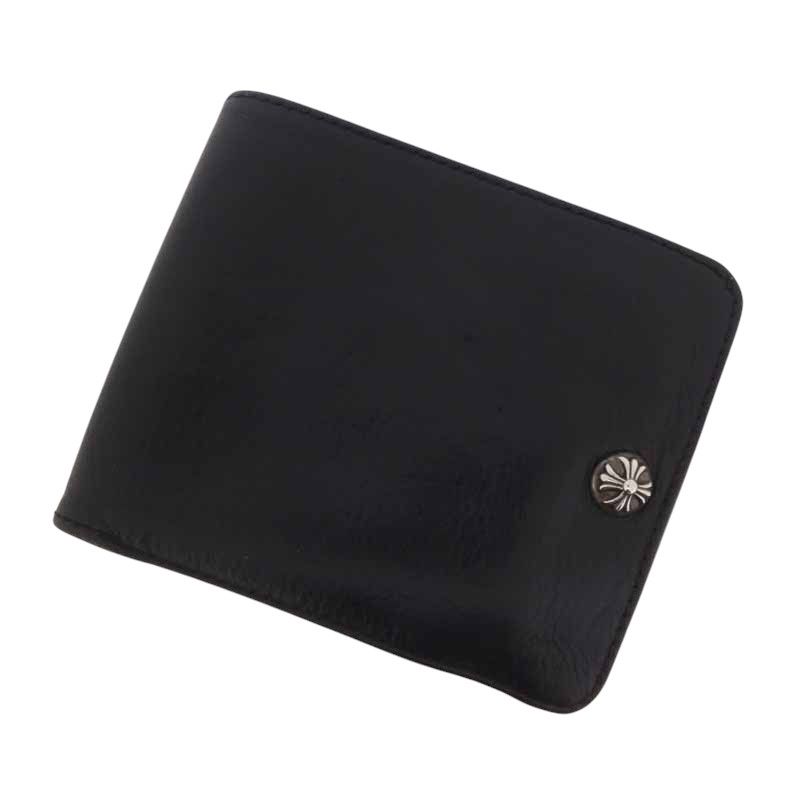 クロムハーツ|CHROME HEARTS 1SNAP 1スナップ クロスボタンレザーウォレット ブラック サイズ ユニセックス表記なし