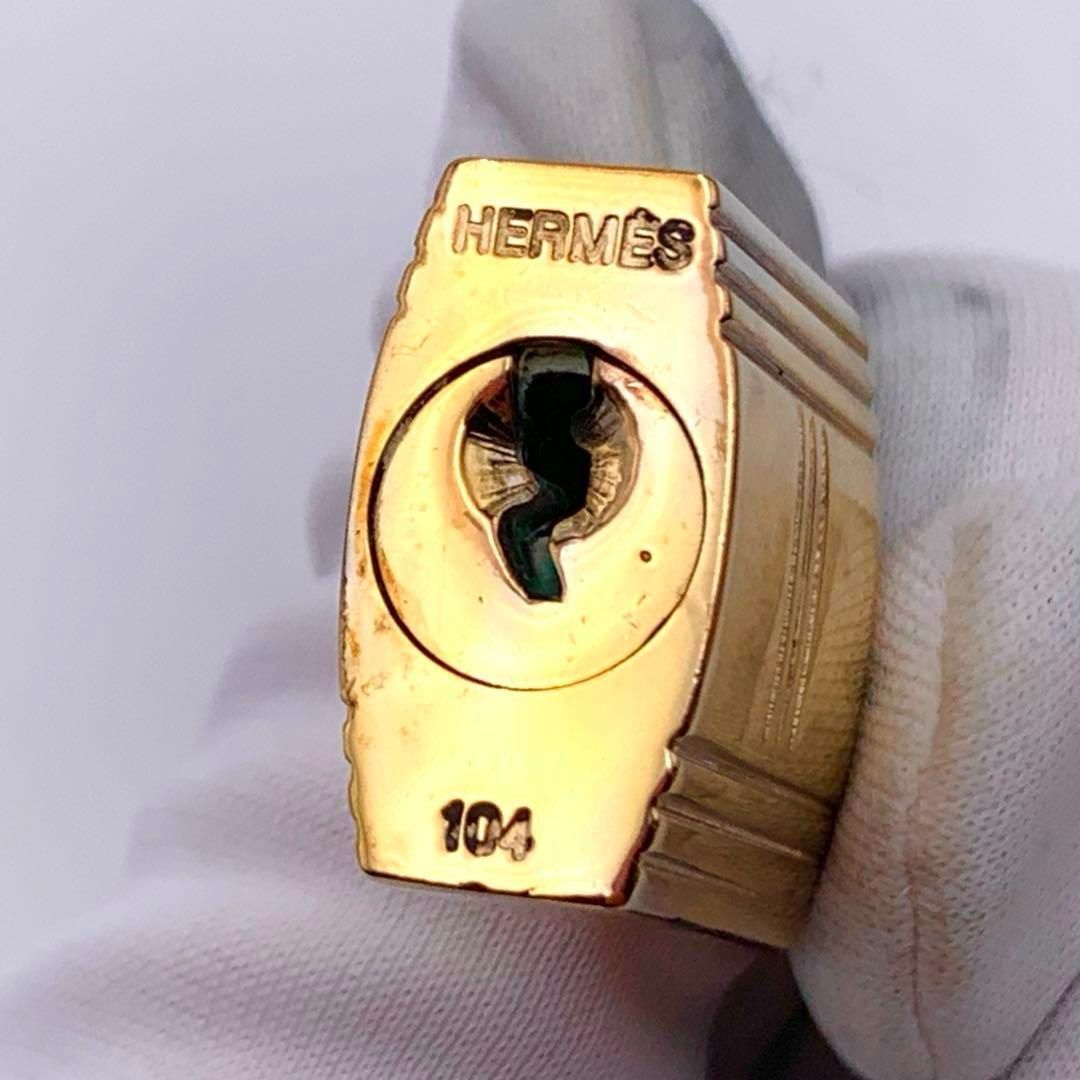 HERMES エルメス コレクション カデナ 104番 ゴールド 24Kメッキ 鍵