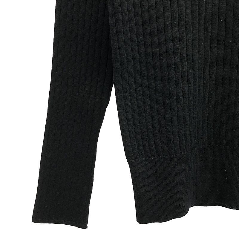 HYKE / ハイク | クルーネック リブニット | 2 | ブラック | レディース UNITED ARROWS（ユナイテッドアローズ）の「＜HYKE（ハイク）＞リブ