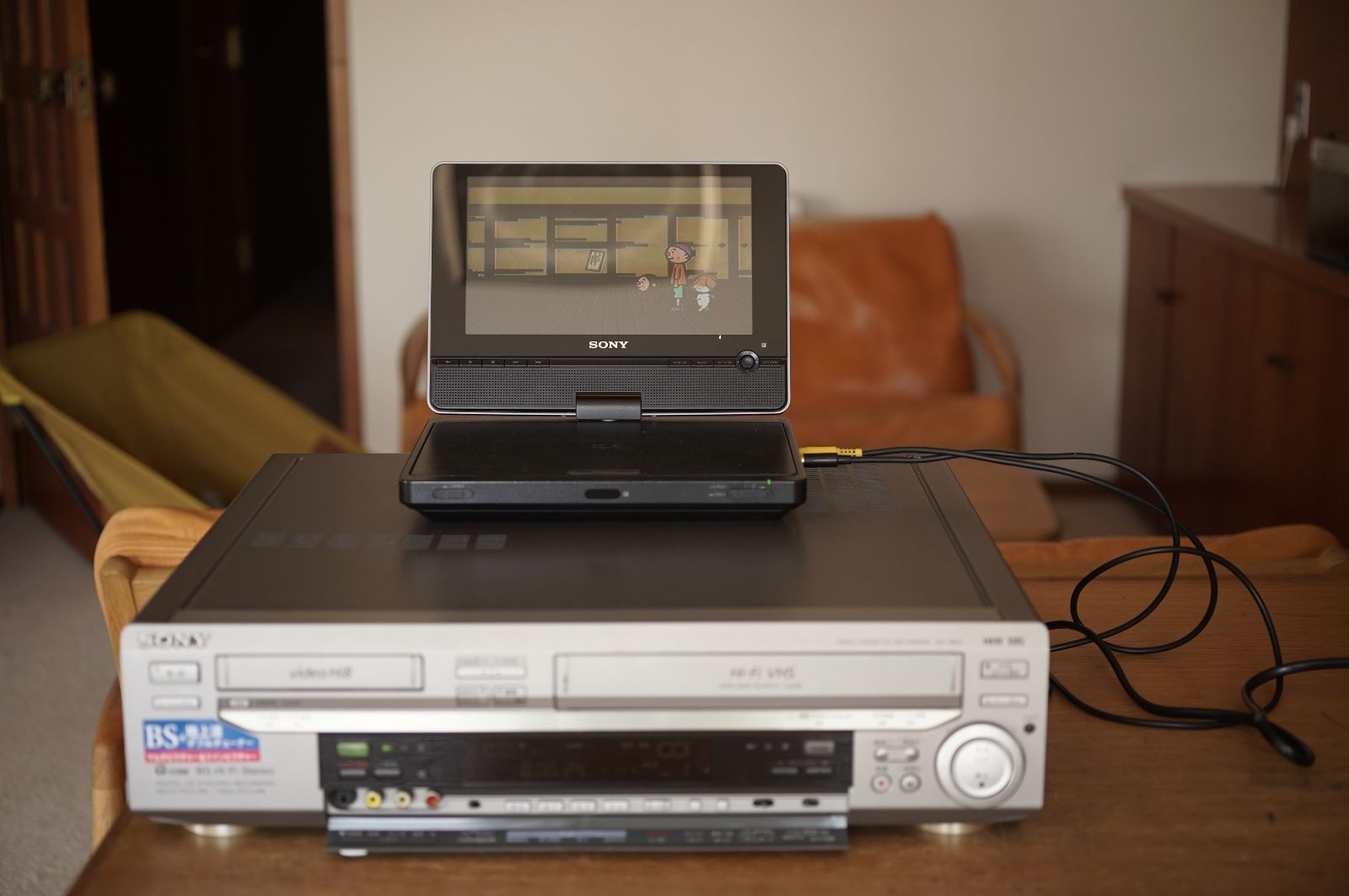 動作保証あり SONY WV-BW3 HI8 VHS ビデオデッキ