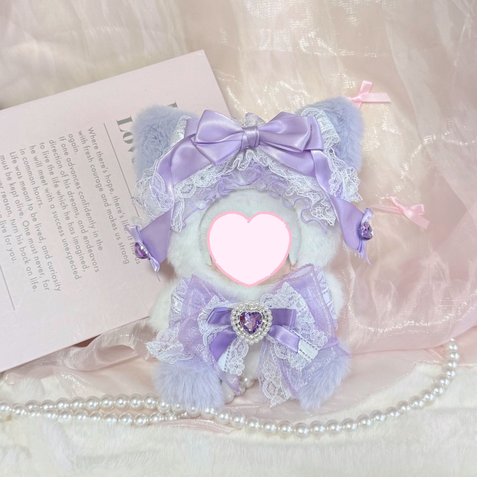 ぬい服 【 おすわりネコ】チャーム付♪