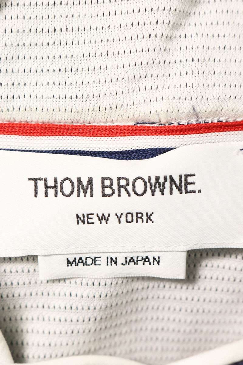 トムブラウン MJT049A-01436415 ナイロンパイピングデザインジップ  