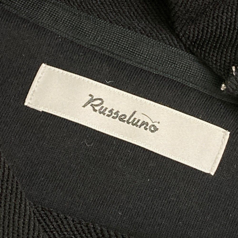サイズ：4 RUSSELUNO ラッセルノ スウェットパーカー ブラック系