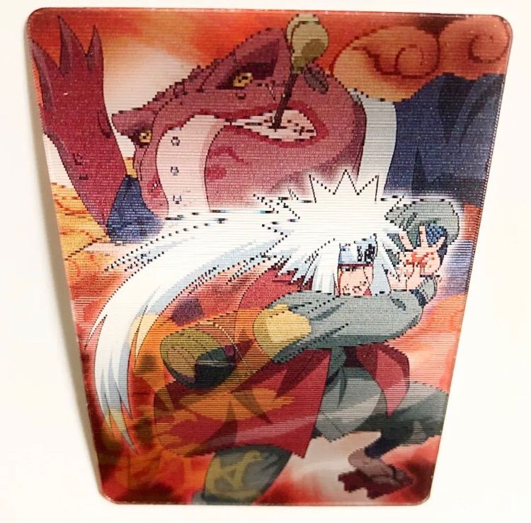 NARUTO 自来也 口寄せ プラスチックカード グミ 2008 宿命の再会