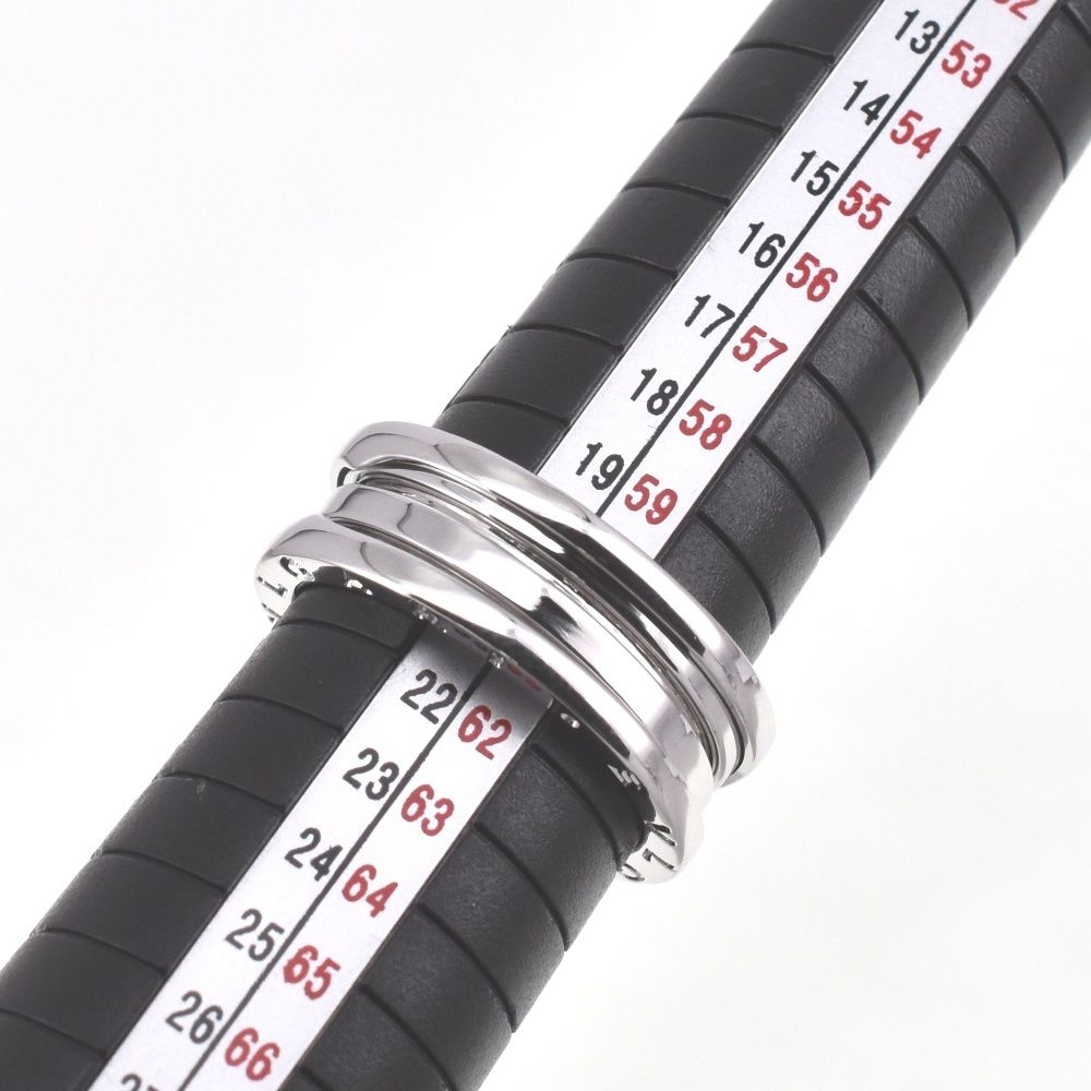 全店送料無料! ブルガリ BVLGARI B-Zero1 リング サイズ61 JP21 K18WG メンズ S 138544