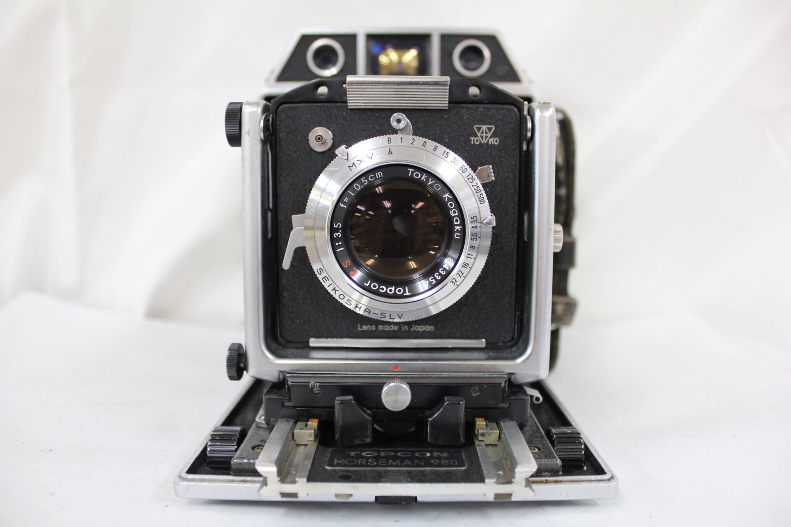 返品保証】 TOPCON HORSEMAN 980 Topcor P.S 10.5cm F3.5 大判カメラ