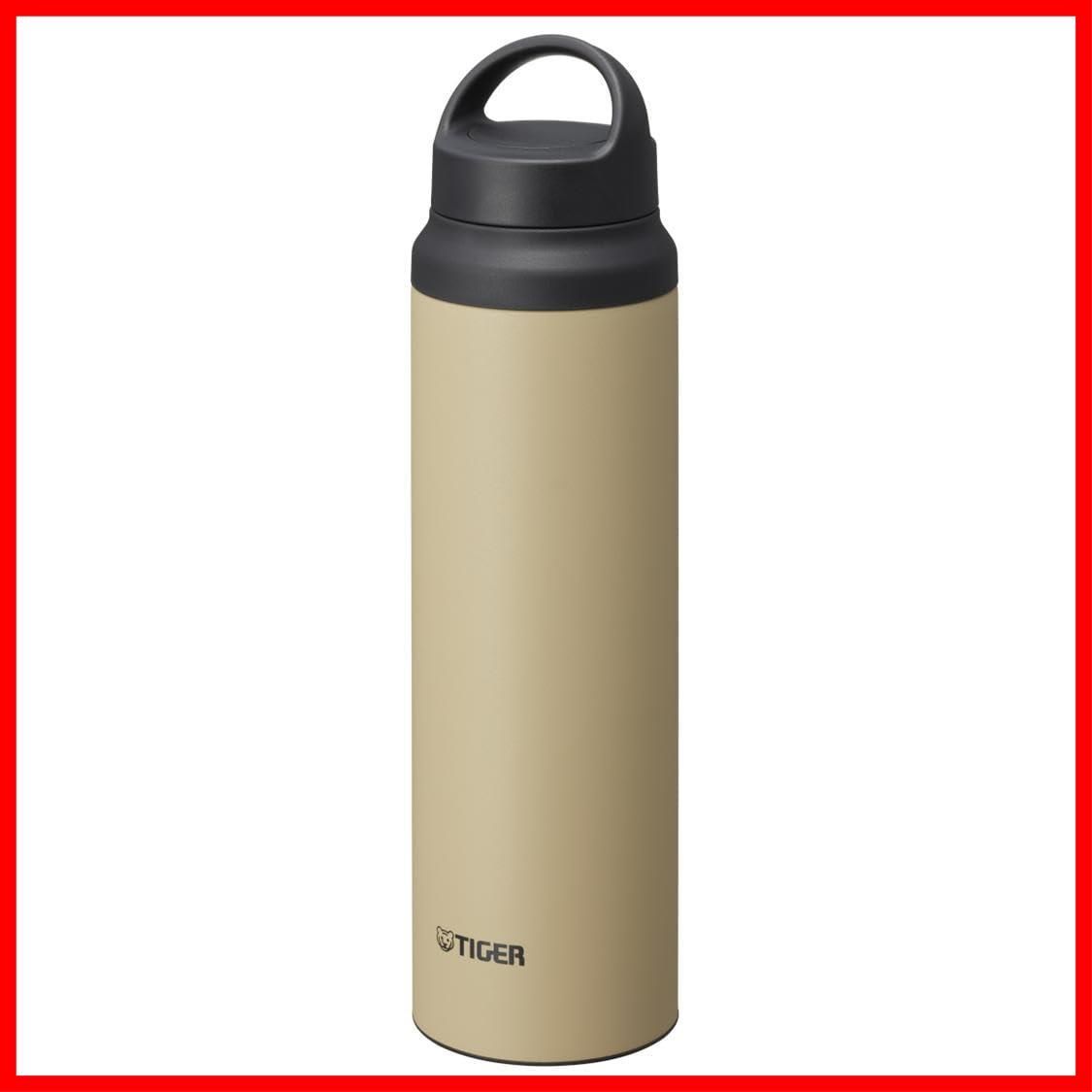 オフィス アウトドア パシフィックビーチ(ベージュ) ステンレスボトル 軽量 ハンドル付き 800ml MCZ-S080CZ 水筒 タイガー タイガー魔法瓶(TIGER)