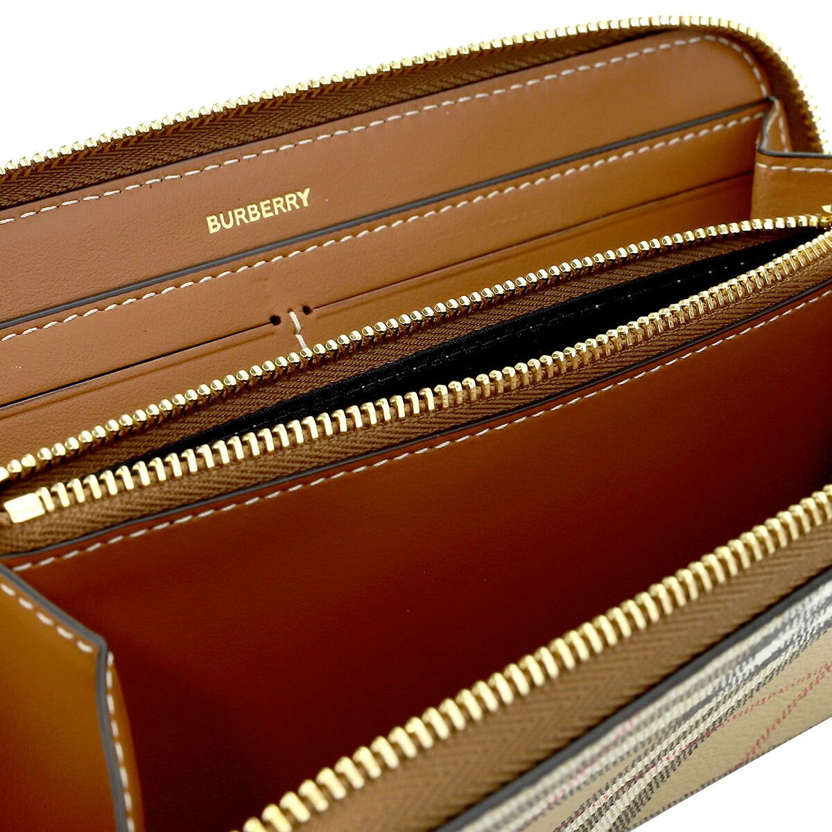 新品 バーバリー BURBERRY 長財布 ラウンドジップウォレット