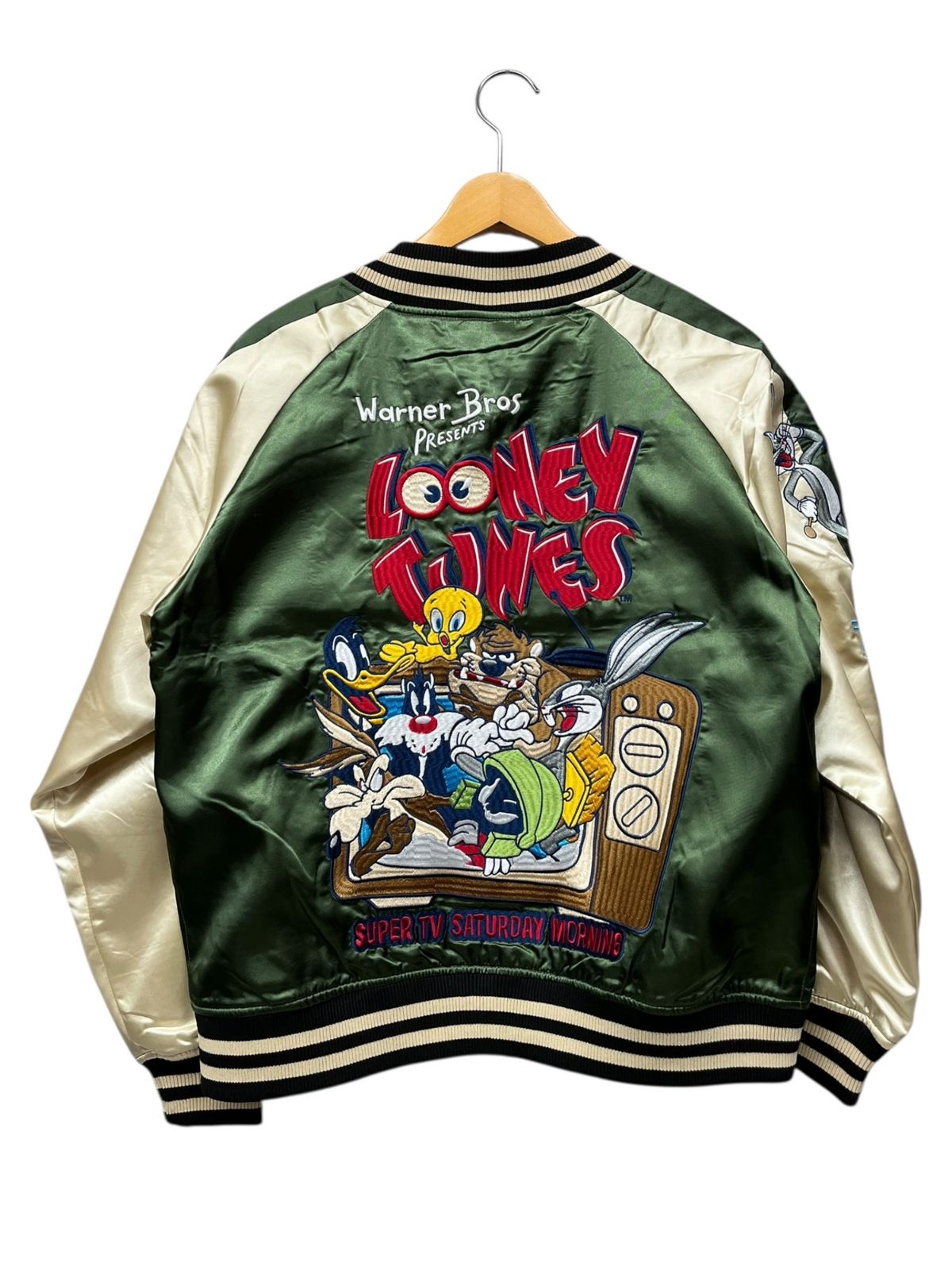 MARUSHIN 丸眞 ルーニー テューンズ ティービーサタデー スカジャン 4105070300 L メンズ|199
