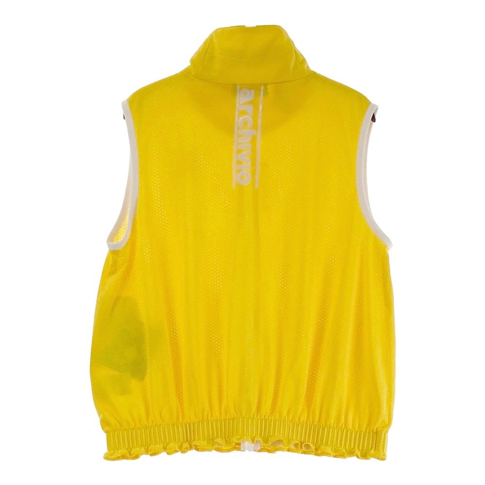 サイズ 38 ARCHIVIO アルチビオ モデル ジップベスト イエロー系 240101237848 ゴルフウェア レディース ストスト