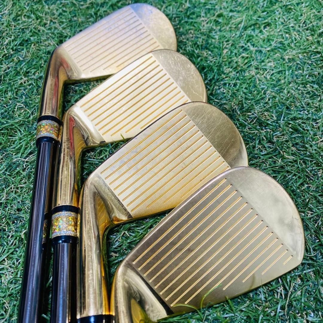 【激レア】リンクス マスターモデル ゴールド メンズアイアンセット 8本 R 激レア】リンクス マスターモデル ゴールド メンズアイアンセット 8本