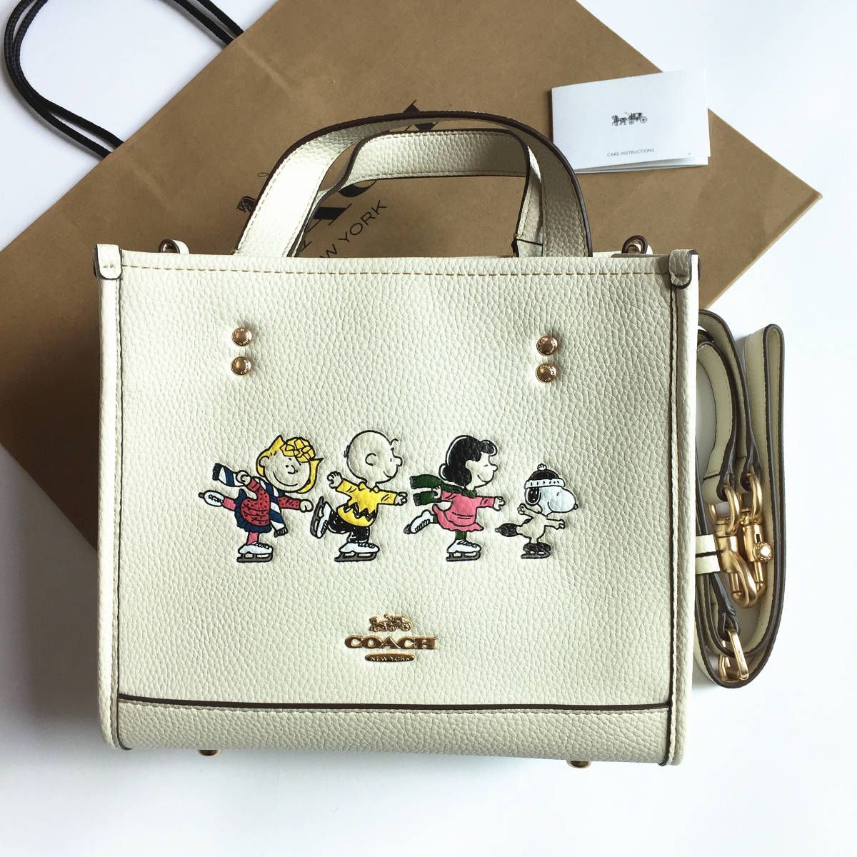 ☆新品☆コーチ/COACH バッグ CE850 Coach x Peanuts スヌーピーコラボ トートバッグ ショルダーバッグ アウトレット  ハンドバッグ - メルカリ