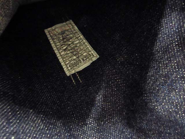  コリンボ COLIMBO ミッドシップ ビブ オーバーオール デニム M ステンシルプリント インディゴ オーバーオール つなぎ パンツ