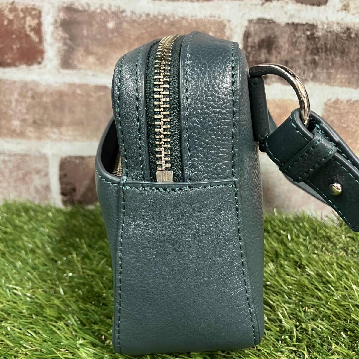 MOTHERHOUSE/マザーハウス/リニア2wayショルダー/グリーニッシュブルー