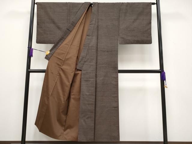 平和屋本店□極上 男性 国指定重要無形文化財 本場久米島紬 手織