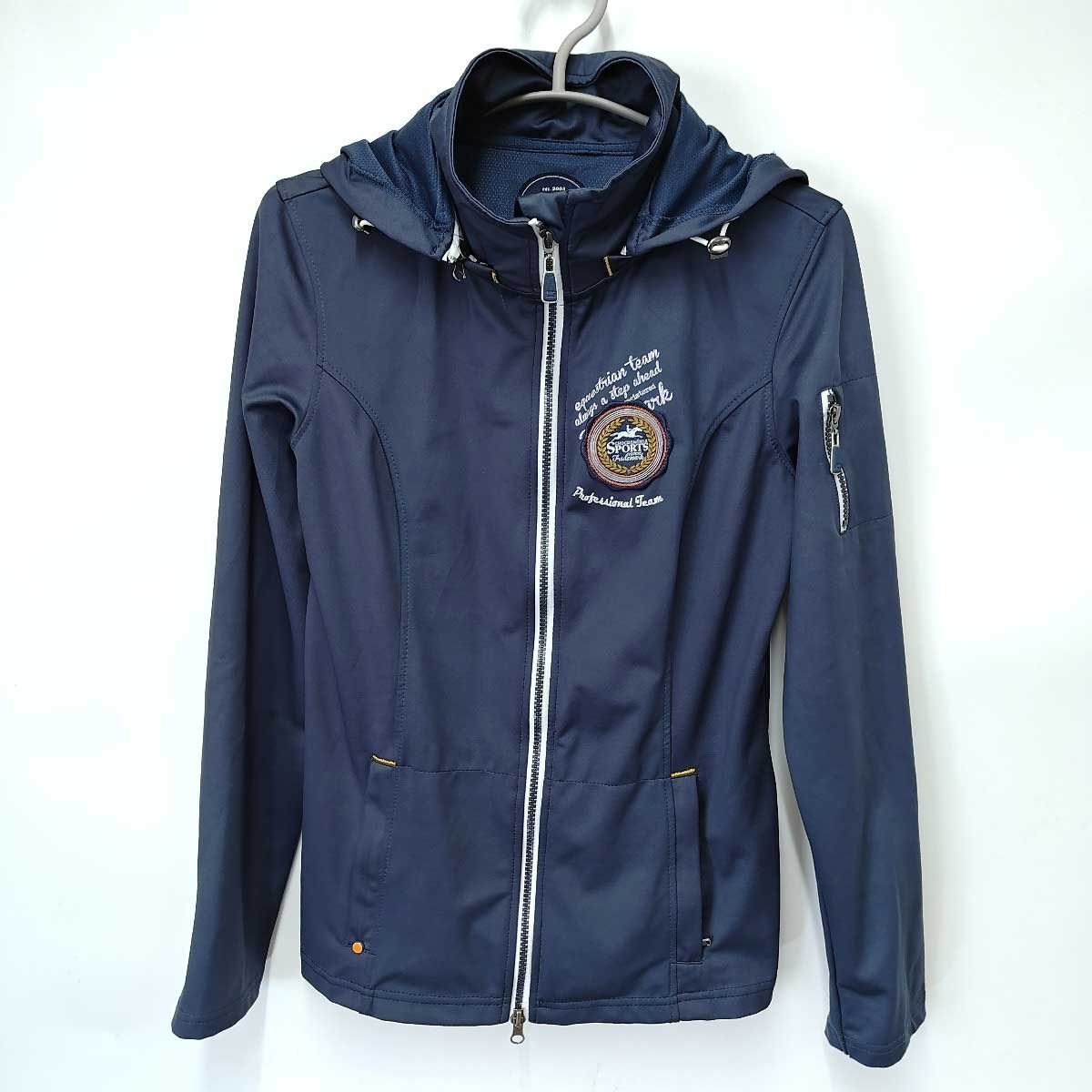 ショッケミューレ SPORTS SOPHIA ストレッチ ジップ ジャケット パーカー SCHOCKEMOHLE S ネイビー レディース 乗馬 馬術